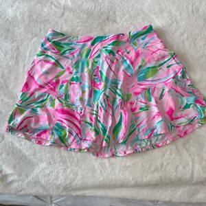 Lilly Pulitzer Corrine Skort, Pink & Green